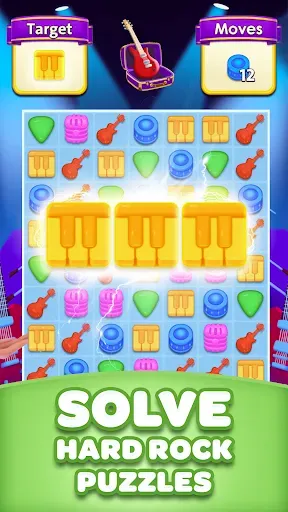 Скриншот 2 — Match 3 - Hard Rock Adventures