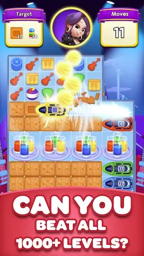 Скриншот 3 — Match 3 - Hard Rock Adventures