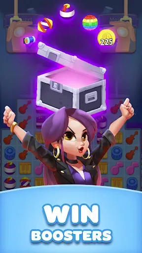 Скриншот 5 — Match 3 - Hard Rock Adventures