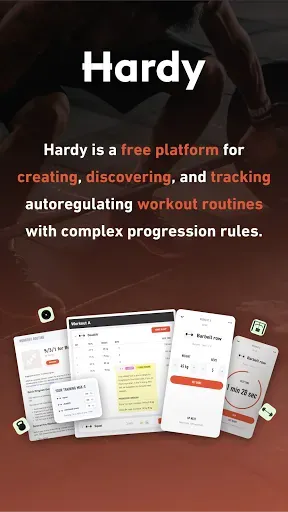 Скриншот 1 — Hardy: smart workout routines