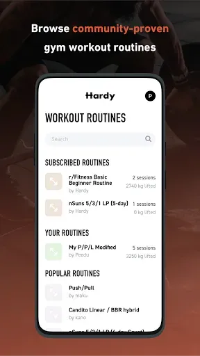 Скриншот 2 — Hardy: smart workout routines