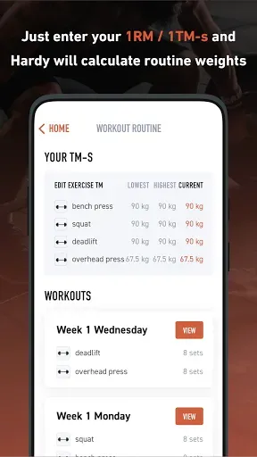 Скриншот 4 — Hardy: smart workout routines