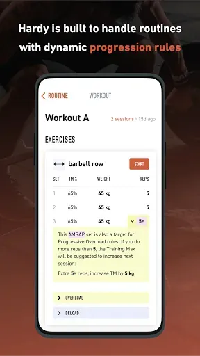 Скриншот 5 — Hardy: smart workout routines