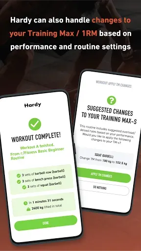 Скриншот 8 — Hardy: smart workout routines