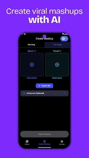 Скриншот 1 — AI DJ - Mashup Maker Vocal