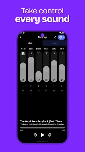 Скриншот 4 — AI DJ - Mashup Maker Vocal