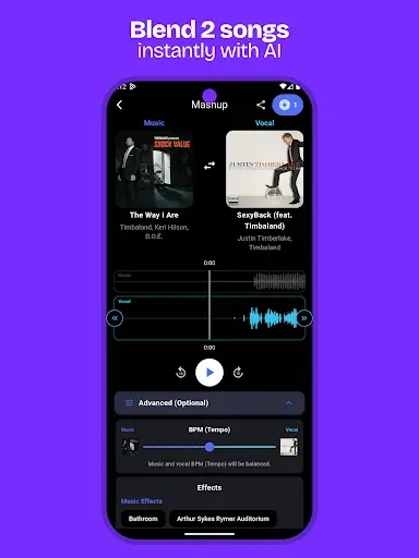 Скриншот 6 — AI DJ - Mashup Maker Vocal