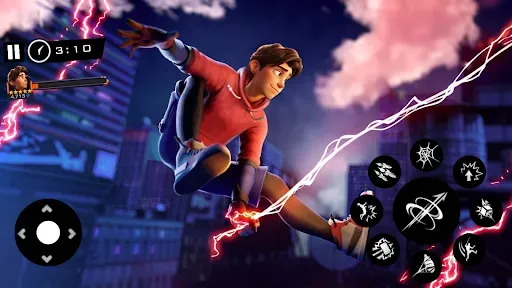 Скриншот 6 — Spider Boy : Rope Hero Games