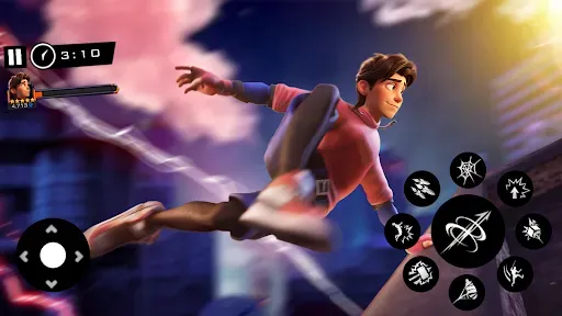 Скриншот 7 — Spider Boy : Rope Hero Games