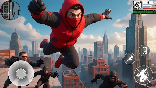 Скриншот 6 — Spider Rope Hero Crime City