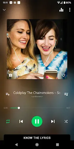 Скриншот 1 — Music Player - Hash Player
