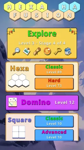 Скриншот 2 — Tile Hexa Triple Match