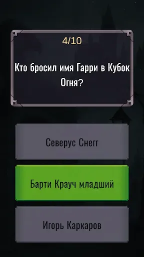 Скриншот 5 — Гарри Поттер – Викторина
