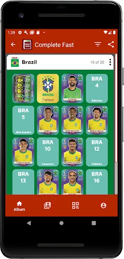 Скриншот 1 — Complete Rápido - Copa 2022