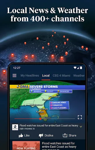 Скриншот 1 — Haystack TV: Daily News