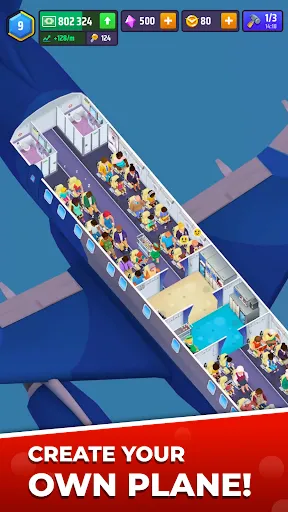 Скриншот 2 — Idle Airplane Inc. Tycoon