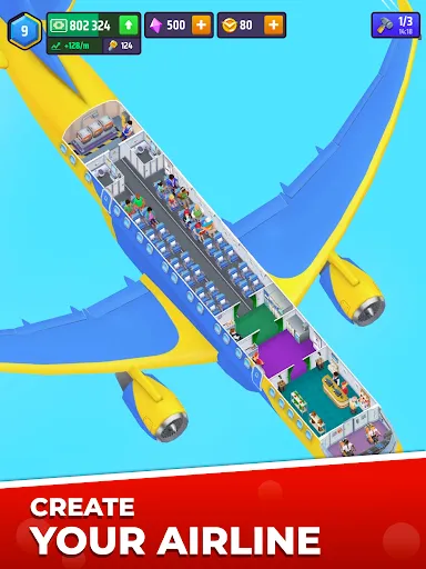 Скриншот 7 — Idle Airplane Inc. Tycoon