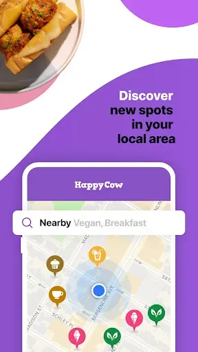 Скриншот 2 — HappyCow - Vegan Food Near You