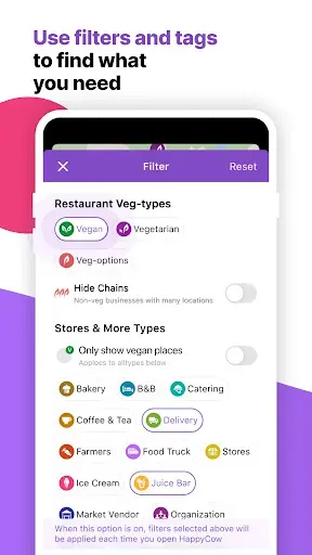 Скриншот 6 — HappyCow - Vegan Food Near You