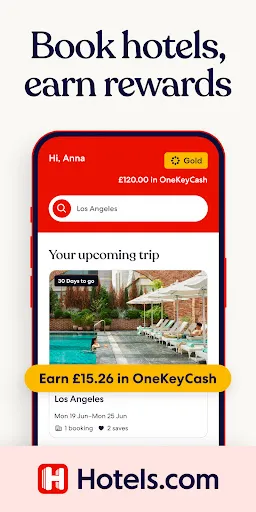 Скриншот 1 — Hotels.com: Book Hotels & More