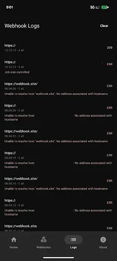 Скриншот 4 — Health Connect Webhook
