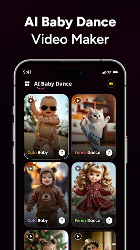 Скриншот 4 — Baby Dance Video - AI Dance