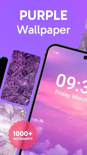 Скриншот 2 — Фиолетовые Обои