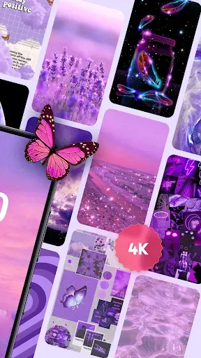 Скриншот 3 — Фиолетовые Обои