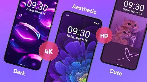 Скриншот 8 — Фиолетовые Обои