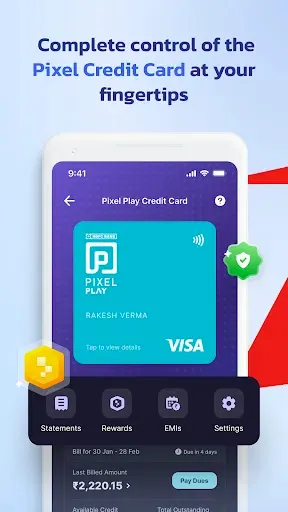 Скриншот 3 — PayZapp UPI Wallet, Pixel Card