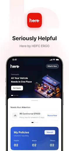 Скриншот 1 — Here by HDFC ERGO