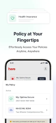 Скриншот 2 — Here by HDFC ERGO