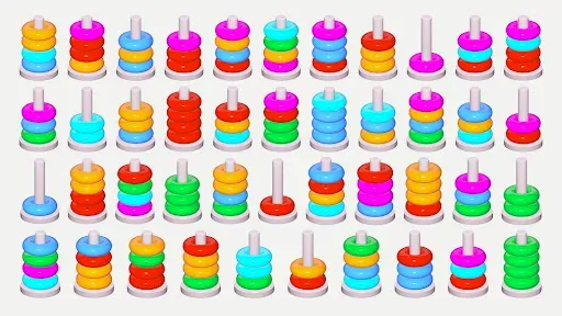 Скриншот 1 — Stacolor: 3D Сортировка обруча