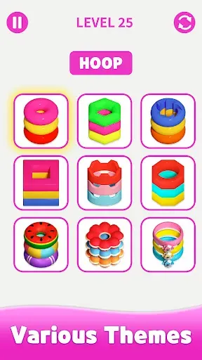 Скриншот 4 — Stacolor: 3D Сортировка обруча