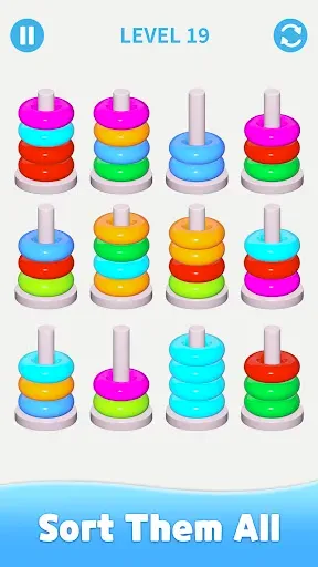 Скриншот 5 — Stacolor: 3D Сортировка обруча
