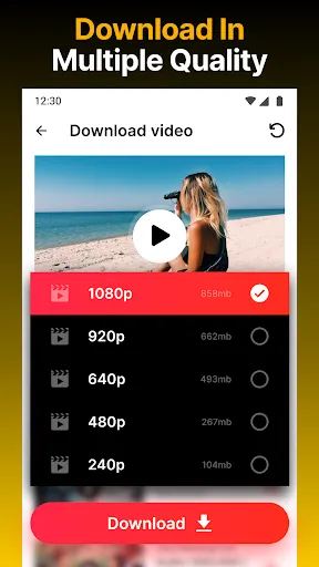 Скриншот 5 — Загрузчик видео HD - Vidow