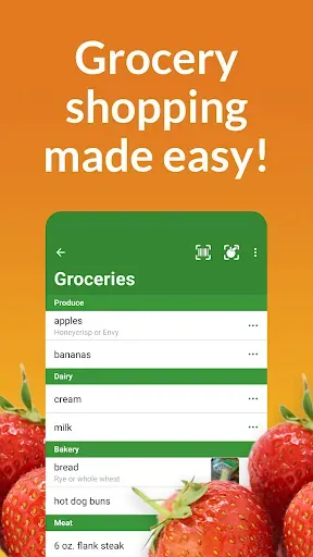 Скриншот 1 — Our Groceries Shopping List
