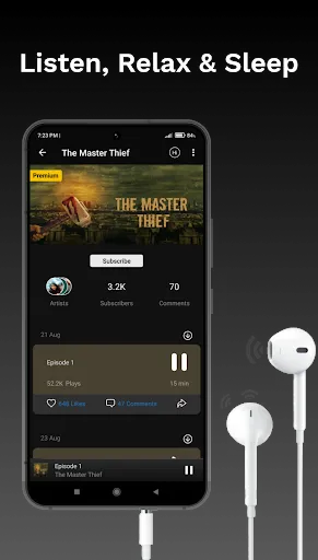 Скриншот 2 — Headfone - Audio Dramas
