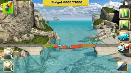 Скриншот 1 — Bridge Constructor Demo