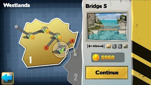 Скриншот 4 — Bridge Constructor Demo