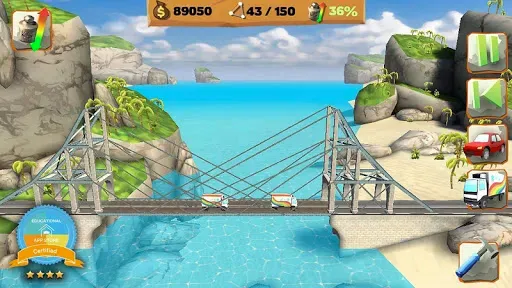 Скриншот 1 — Bridge Constructor Playground