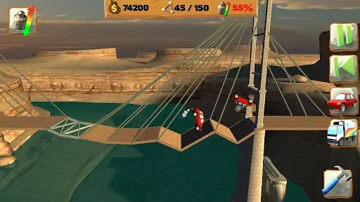 Скриншот 4 — Bridge Constructor Playground