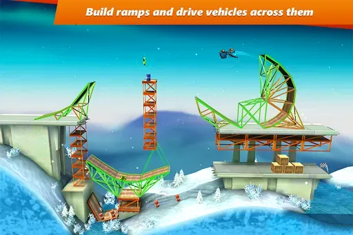 Скриншот 1 — Bridge Constructor Stunts