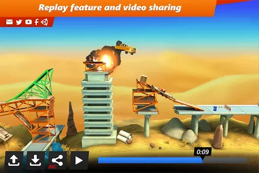 Скриншот 4 — Bridge Constructor Stunts