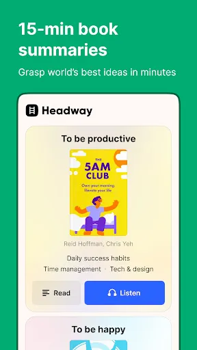 Скриншот 3 — Headway - Daily Micro Learning