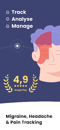 Скриншот 1 — Migraine Buddy: Track Headache