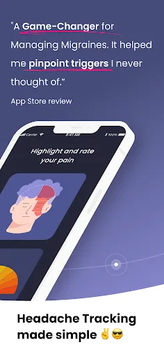 Скриншот 3 — Migraine Buddy: Track Headache