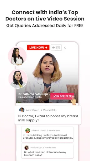 Скриншот 6 — Healofy Pregnancy & Parenting