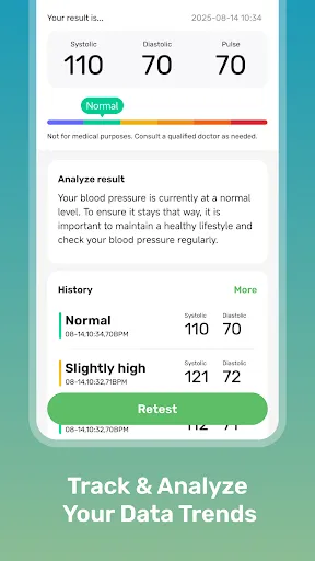 Скриншот 3 — Health Sense: Track & Record