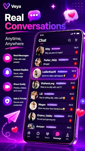 Скриншот 3 — Veya–Live Video Chat & Calls